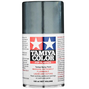 Tamiya - Ts-100 Semi-gloss Bright Gun Metal 100ml Spray Can - 85100
