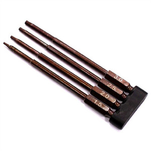 Integy - Hex Tip Metric Set,1/4 Adapter(1.5,2.0,2.5,3.0mm) - C23301 Integy - Hex Tip Metric Set,1/4 Adapter(1.5,2.0,2.5,3.0mm) - C23301