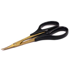 Integy - Ti-nitride Lexan Curved Scissor - C23280 Integy - Ti-nitride Lexan Curved Scissor - C23280
