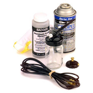 Badger Air-Brush Co. - Mini Sandblaster Abrasive Powder Gun - 2603 Badger Air-Brush Co. - Mini Sandblaster Abrasive Powder Gun - 2603