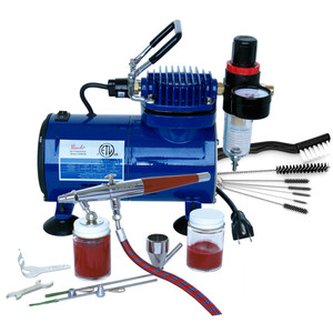 Paasche Airbrush Company - Airbrush & Compressor: Vlset, D500sr, Dvdvl & Ac7 - VL100D Paasche Airbrush Company - Airbrush & Compressor: Vlset, D500sr, Dvdvl & Ac7 - VL100D
