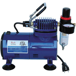 Paasche Airbrush Company - D500 Compressor W/ Regulator & Auto Shutoff - D500SR Paasche Airbrush Company - D500 Compressor W/ Regulator & Auto Shutoff - D500SR