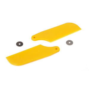 Blade - Tail Rotor Blade, Yellow: B450, B400 - 1671YE Blade - Tail Rotor Blade, Yellow: B450, B400 - 1671YE