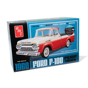 Round 2 - 1960 Ford F100 Pickup W/trailer New Tooling 1/25 - 1407
