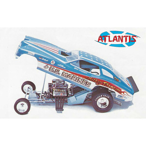 Atlantis - Mickey Thompson Marines Funny Car 1/16 - H1499 Atlantis - Mickey Thompson Marines Funny Car 1/16 - H1499