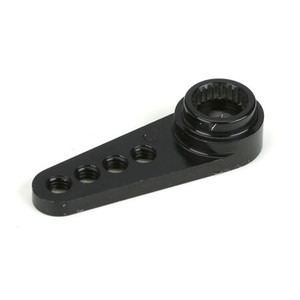 Dynamite - 1/2 Machined Aluminum Servo Arm,blk:jr/air/ko 23t - 2535