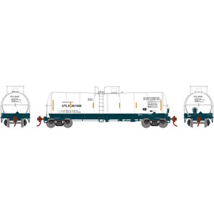 Athearn - Ho 16k Gal Clay Tank, Utlx #301559 - 16399 Athearn - Ho 16k Gal Clay Tank, Utlx #301559 - 16399
