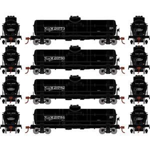 Athearn - Ho 1-dome Tank, Ndem (4) - 3388 Athearn - Ho 1-dome Tank, Ndem (4) - 3388