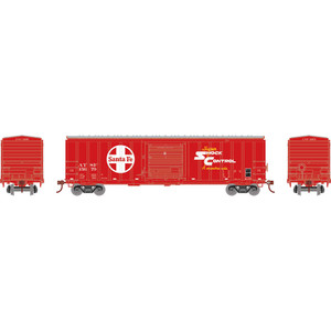 Athearn - Ho Ath 50' Acf Outer Post Box Car, Atsf #15679 - -1175