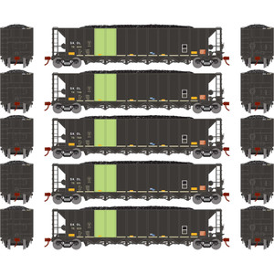 Athearn - Ho Ath Ortner 5-bay Rapid Discharge Hopper, Skol #78600/78746/78764/78801/78820 (5) - -1105 Athearn - Ho Ath Ortner 5-bay Rapid Discharge Hopper, Skol #78600/78746/78764/78801/78820 (5) - -1105