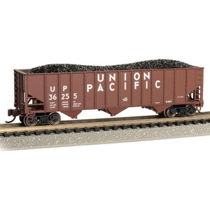 Bachmann Industries - N Steel 3-bay Hopper Union Pacific #36255 - 18751 Bachmann Industries - N Steel 3-bay Hopper Union Pacific #36255 - 18751