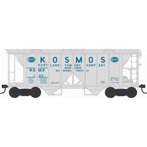 Bowser - Ho H34 Covered Hopper Kosmos Cement #108 - 43273 Bowser - Ho H34 Covered Hopper Kosmos Cement #108 - 43273