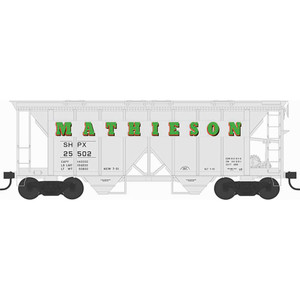 Bowser - Ho H34 Covered Hopper Mathieson #25510 - 43282 Bowser - Ho H34 Covered Hopper Mathieson #25510 - 43282