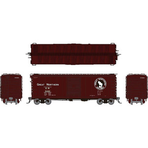 Rapido Trains - Ho Gn 40' Boxcar W/ Late Idne Mineral Red 6pk - 155005 Rapido Trains - Ho Gn 40' Boxcar W/ Late Idne Mineral Red 6pk - 155005