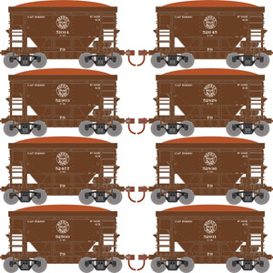 Roundhouse - Ho Rnd 24' Ore Car W/load, Dmir #51014/52303/52477/52500/52645/52828/52836/52911 (8) - -1164 Roundhouse - Ho Rnd 24' Ore Car W/load, Dmir #51014/52303/52477/52500/52645/52828/52836/52911 (8) - -1164
