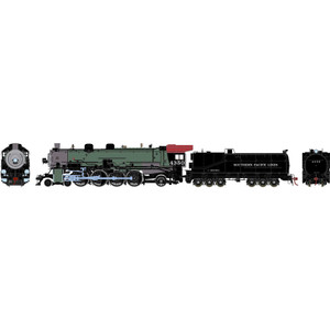 Athearn - Ho 4-8-2 Mt-4 W/dcc & Sound, Sp/green Boiler #4350 - G71656 Athearn - Ho 4-8-2 Mt-4 W/dcc & Sound, Sp/green Boiler #4350 - G71656