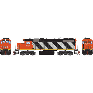 Athearn - Ho Gp38-2 Sound-ready W/speaker, Cn #4701 - 72204