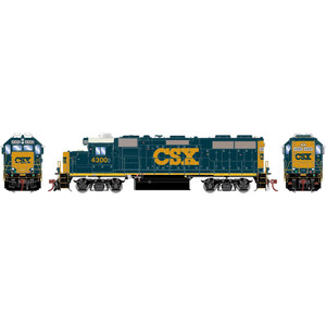 Athearn - Ho Gp39-2 W/dcc & Sound, Csx/yn3 #4300 - G66349