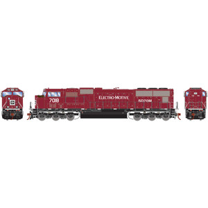 Athearn - Ho Sd70m, Emdx/maroon/black #7018 - G71121