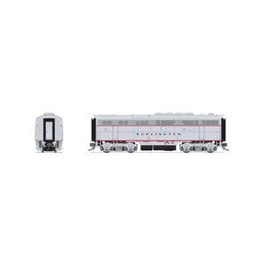 Broadway Limited Imports - Ho, Emd F3b, Cbq 9961b, Alum, Black Nose Stripes - 8335 Broadway Limited Imports - Ho, Emd F3b, Cbq 9961b, Alum, Black Nose Stripes - 8335