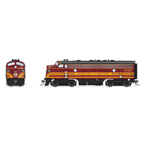 Broadway Limited Imports - Ho, Emd F7 A, B&m 4266, Maroon & Imit. Gold, Prgn4 - 8200 Broadway Limited Imports - Ho, Emd F7 A, B&m 4266, Maroon & Imit. Gold, Prgn4 - 8200