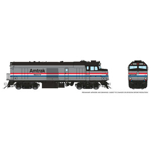 Rapido Trains - Ho Amtk Npcu Cabbage Dc/silent Amtk Phase 3 #90222 - 81015 Rapido Trains - Ho Amtk Npcu Cabbage Dc/silent Amtk Phase 3 #90222 - 81015