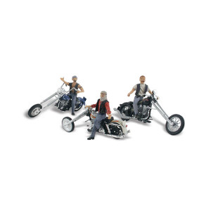 Woodland Scenics - Ho Bad Boy Bikers - AS5554