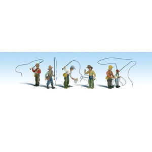Woodland Scenics - Ho Fly Fishermen - A1910 Woodland Scenics - Ho Fly Fishermen - A1910