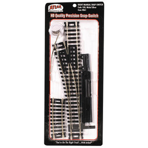 Atlas Model Railroad - Ho Code 100 Manual Right-hand Switch - 861