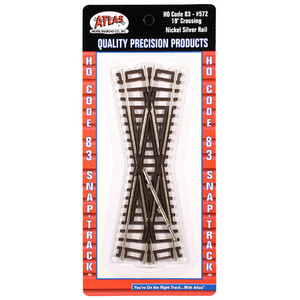 Atlas Model Railroad - Ho Code 83 19 Degree Crossing - 572 Atlas Model Railroad - Ho Code 83 19 Degree Crossing - 572