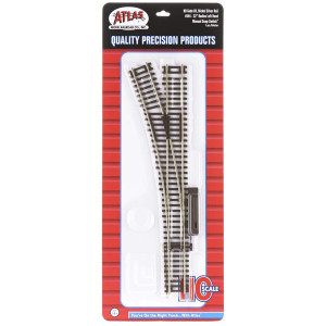 Atlas Model Railroad - Ho Code 83 22 Manual Left-hand Switch - 544