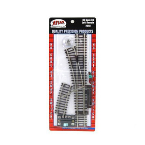 Atlas Model Railroad - Ho Code 83 Remote Left-hand Switch - 540