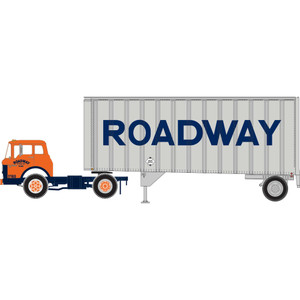Athearn - Ho Rtr Ford C/28' Trailer, Roadway #1 - 90988