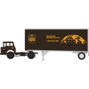 Athearn - Ho Rtr Ford C/28' Trailer, Ups - 90994