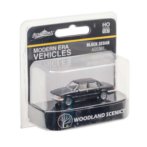 Woodland Scenics - Ho Black Sedan - AS5367 Woodland Scenics - Ho Black Sedan - AS5367
