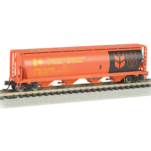 Bachmann Industries - N 4-bay Cylindrical Hopper, Canada - 19154 Bachmann Industries - N 4-bay Cylindrical Hopper, Canada - 19154