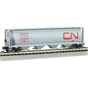 Bachmann Industries - N 4-bay Cylindrical Hopper, Cn - 19163 Bachmann Industries - N 4-bay Cylindrical Hopper, Cn - 19163