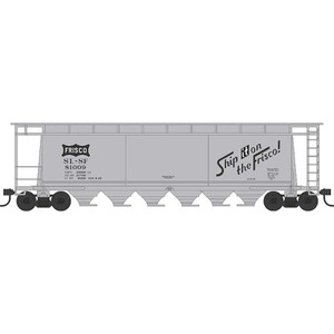 Bowser - N Scale Cylindrical Hopper Frisco #81014 - 38144 Bowser - N Scale Cylindrical Hopper Frisco #81014 - 38144