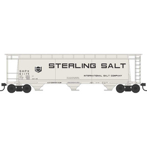 Bowser - N Scale Cylindrical Hopper Sterling Salt #61175 - 38161 Bowser - N Scale Cylindrical Hopper Sterling Salt #61175 - 38161