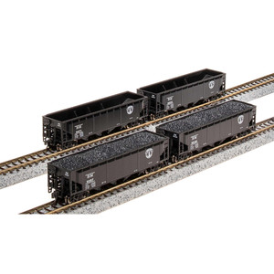 Broadway Limited Imports - N, Ara 70 Tn Quad Hopper, B&m,  Minute Man, 4 Pk B - 7425 Broadway Limited Imports - N, Ara 70 Tn Quad Hopper, B&m,  Minute Man, 4 Pk B - 7425
