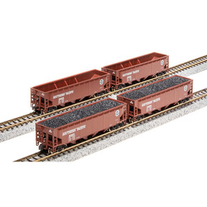Broadway Limited Imports - N, Ara 70 Tn Quad Hopper, Sp, Fantasy Paint, 4 Pk - 7437 Broadway Limited Imports - N, Ara 70 Tn Quad Hopper, Sp, Fantasy Paint, 4 Pk - 7437
