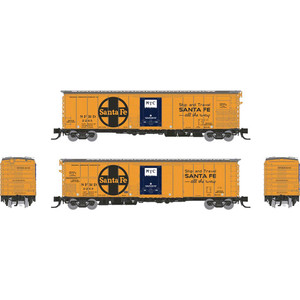 Rapido Trains - N Sf Rr-61 Mech Reefer Sf All The Way Slogan 4pk - 561010 Rapido Trains - N Sf Rr-61 Mech Reefer Sf All The Way Slogan 4pk - 561010