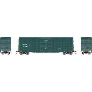 Roundhouse - Ho Rnd 50' Waffle High Cube Box Car, Amtrak (green) #70043 - -1305 Roundhouse - Ho Rnd 50' Waffle High Cube Box Car, Amtrak (green) #70043 - -1305