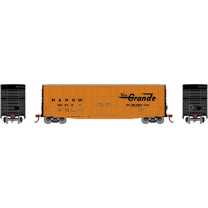 Roundhouse - Ho Rnd 50' Waffle High Cube Box Car, Drgw #65310 - -1315 Roundhouse - Ho Rnd 50' Waffle High Cube Box Car, Drgw #65310 - -1315