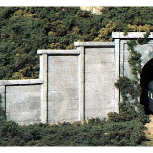 Woodland Scenics - N Retaining Wall, Concrete (6) - C1158