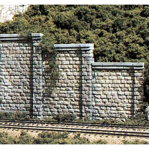 Woodland Scenics - N Retaining Wall, Cut Stone (6) - C1159