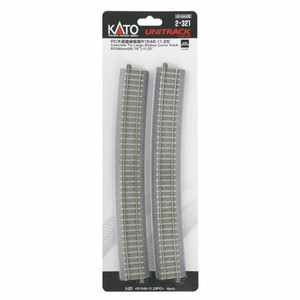 Kato USA - Ho Concrete Tie Large-radius Curve Track R1546mm - 2321