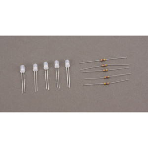 Miniatronics Corp - 5mm Bi-polar Led, Red & Green/2 Leg (5) - 1224005 Miniatronics Corp - 5mm Bi-polar Led, Red & Green/2 Leg (5) - 1224005