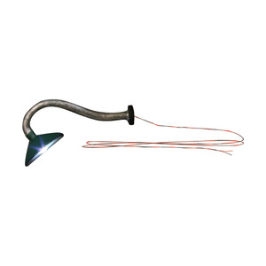 Woodland Scenics - O Wall Mount Lights, Gooseneck (2) - JP5662