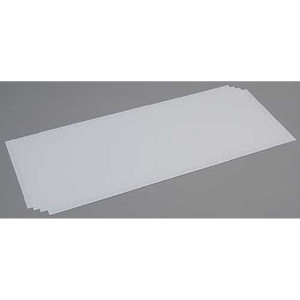 Evergreen Scale Models - White Sheet .030 X 8 X 21 (4) - 9104
